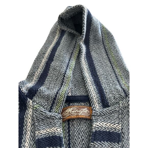 Retrofit Sweater Size M Youth Pullover Hippie Mexico Knit Poncho | X303 - Picture 6 of 14